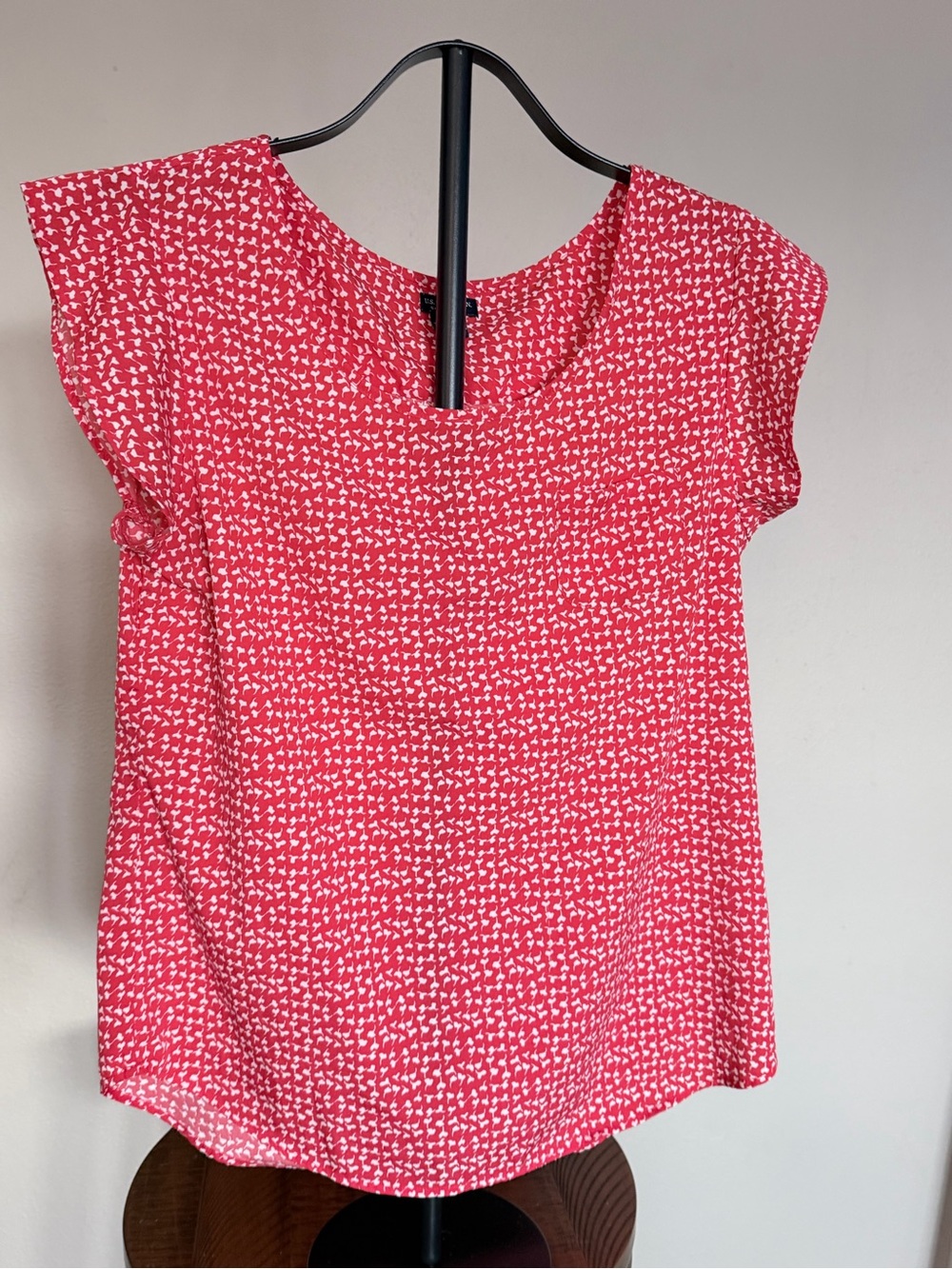 Women’s US Polo Assn Blouse in red, size large,